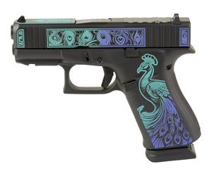 GLOCK 43X 9MM 15RD FS PEACOCK