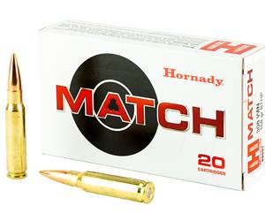HRNDY 308WIN 168GR BTHP MTCH 20/200